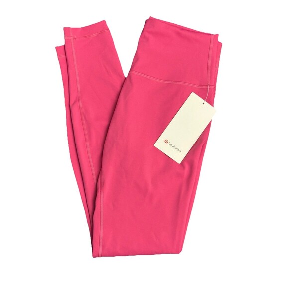 lululemon athletica Pants - Lululemon Wunder Train High-Rise Tight 28" RBCO Raspberry Coulis size 8 New $98